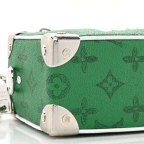 Louis Vuitton x Virgil Abloh Vintage Green Monogram Mini Soft Trunk - Picture 13 of 14